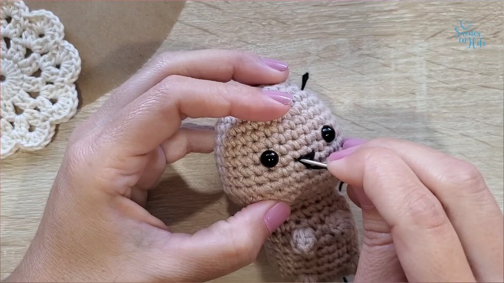 Cute Crochet Puppy Keychain Pattern 5