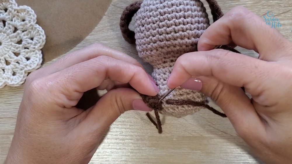 Cute Crochet Puppy Keychain Pattern 6
