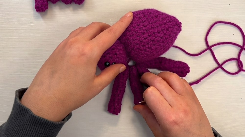 Cute Crochet Spider Plushie Pattern 6