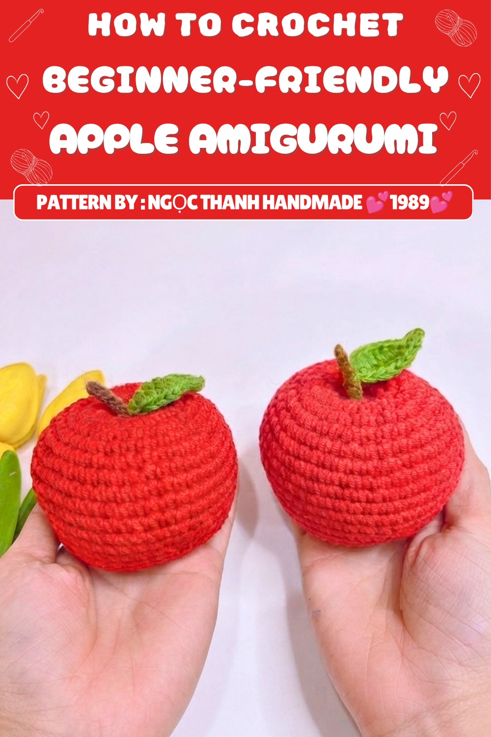 Free Crochet Apple Amigurumi Pattern