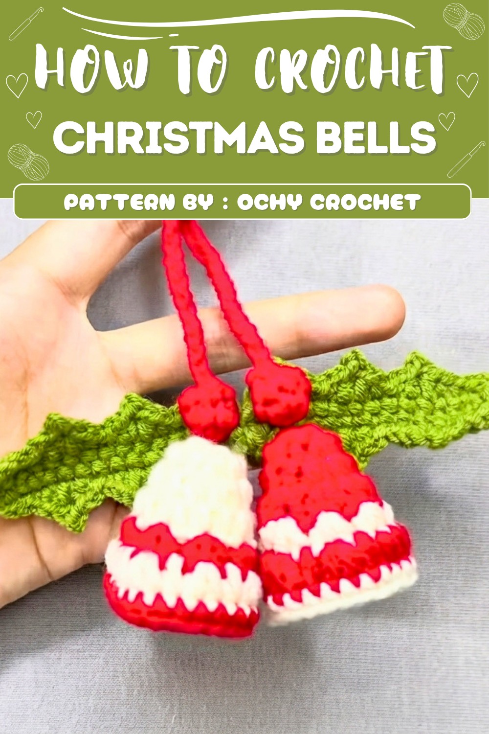 Free Crochet Christmas Bells Pattern