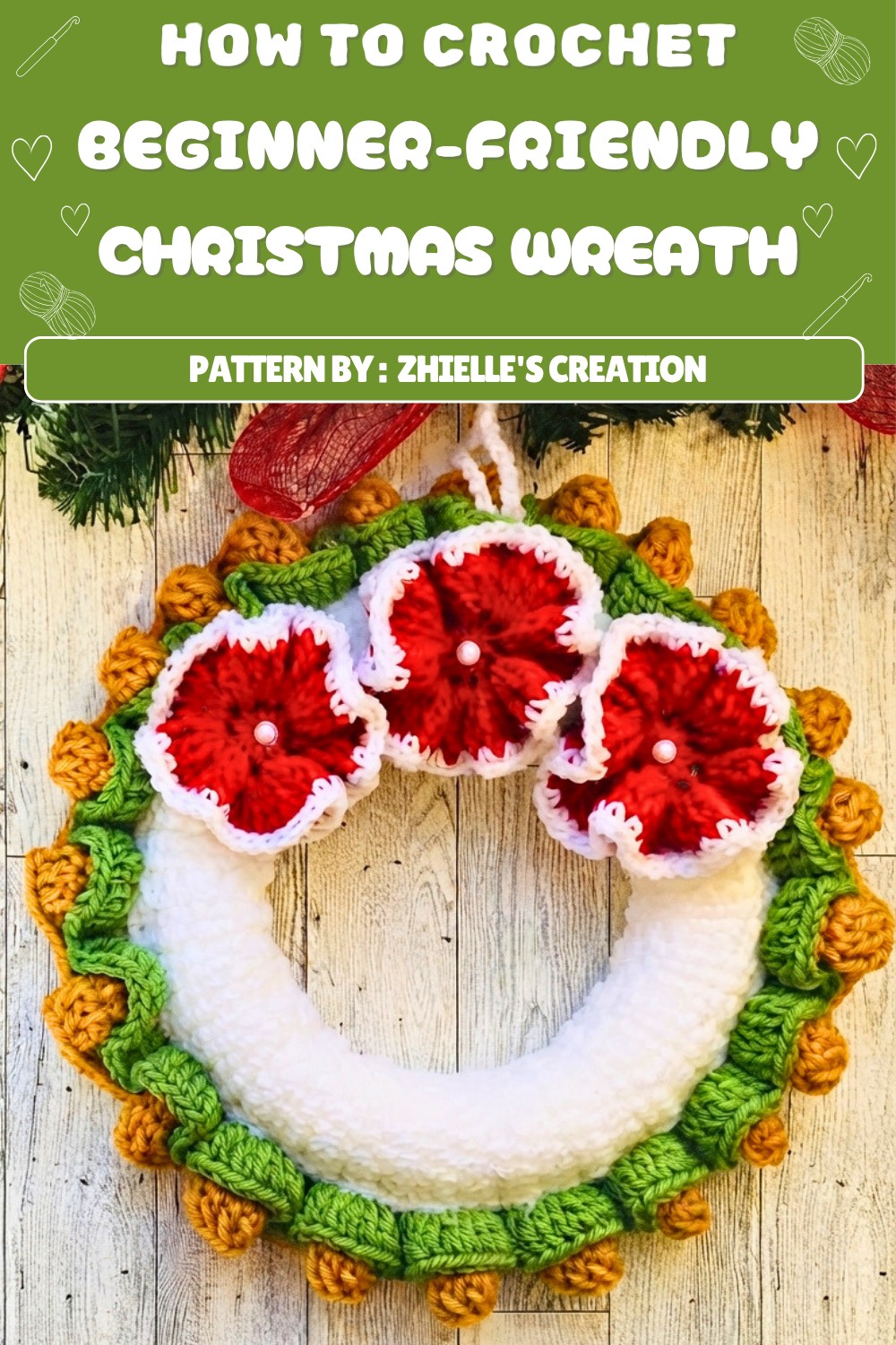 Free Crochet Christmas Wreath Pattern