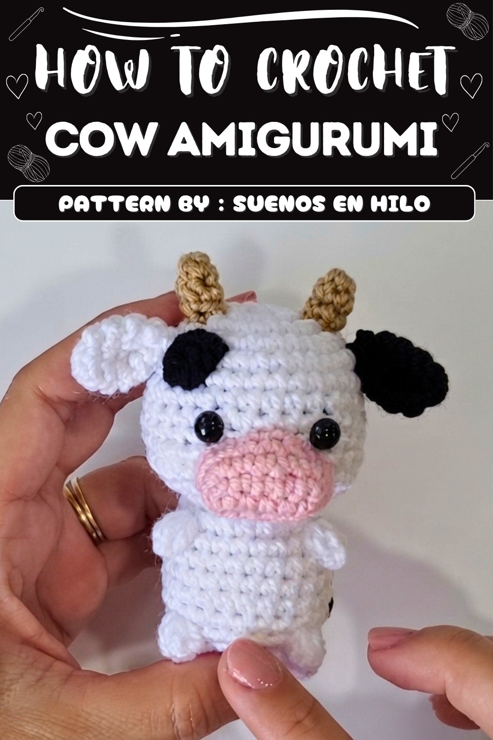 Free Crochet Cow Amigurumi Pattern