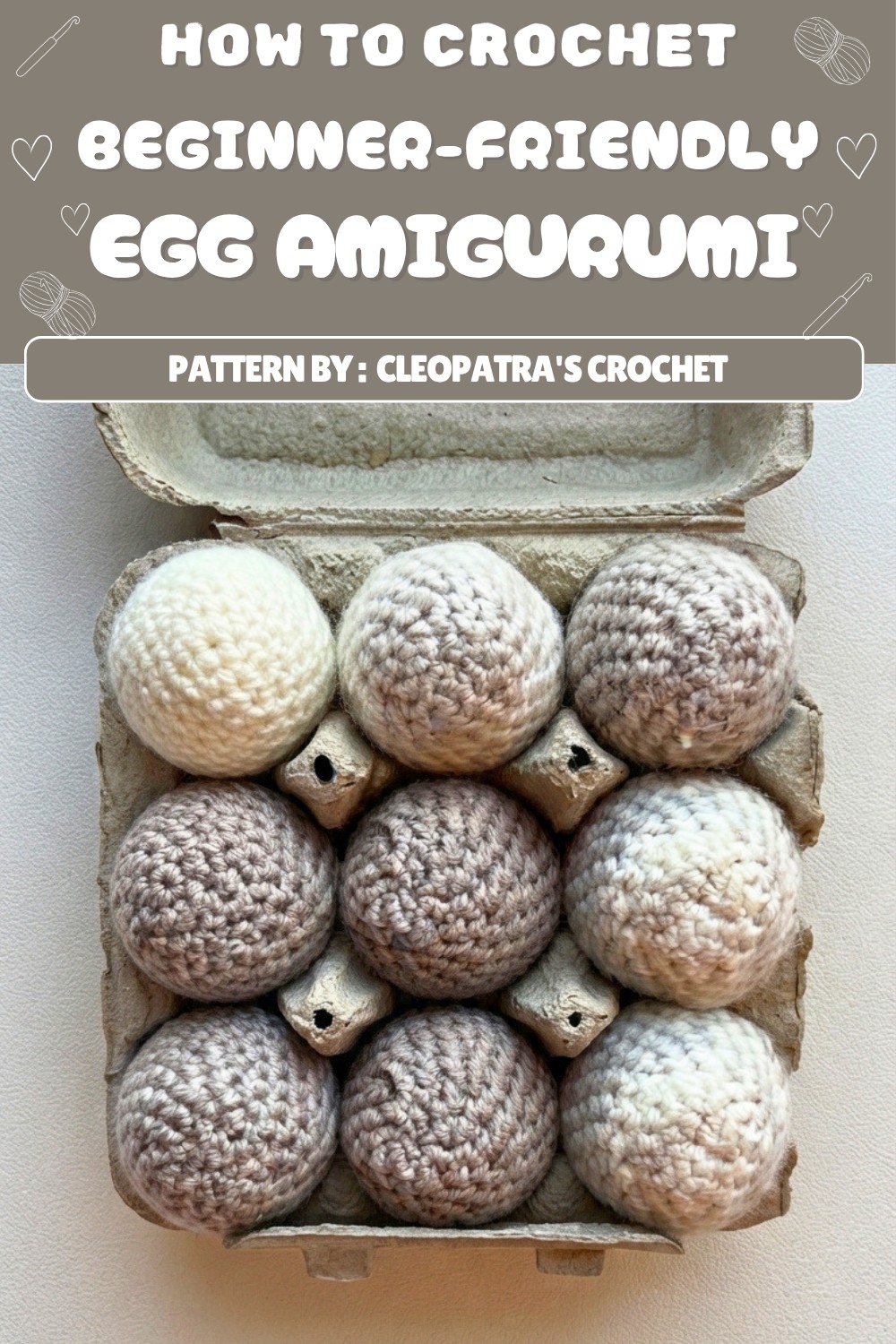 Free Crochet Egg Amigurumi Pattern