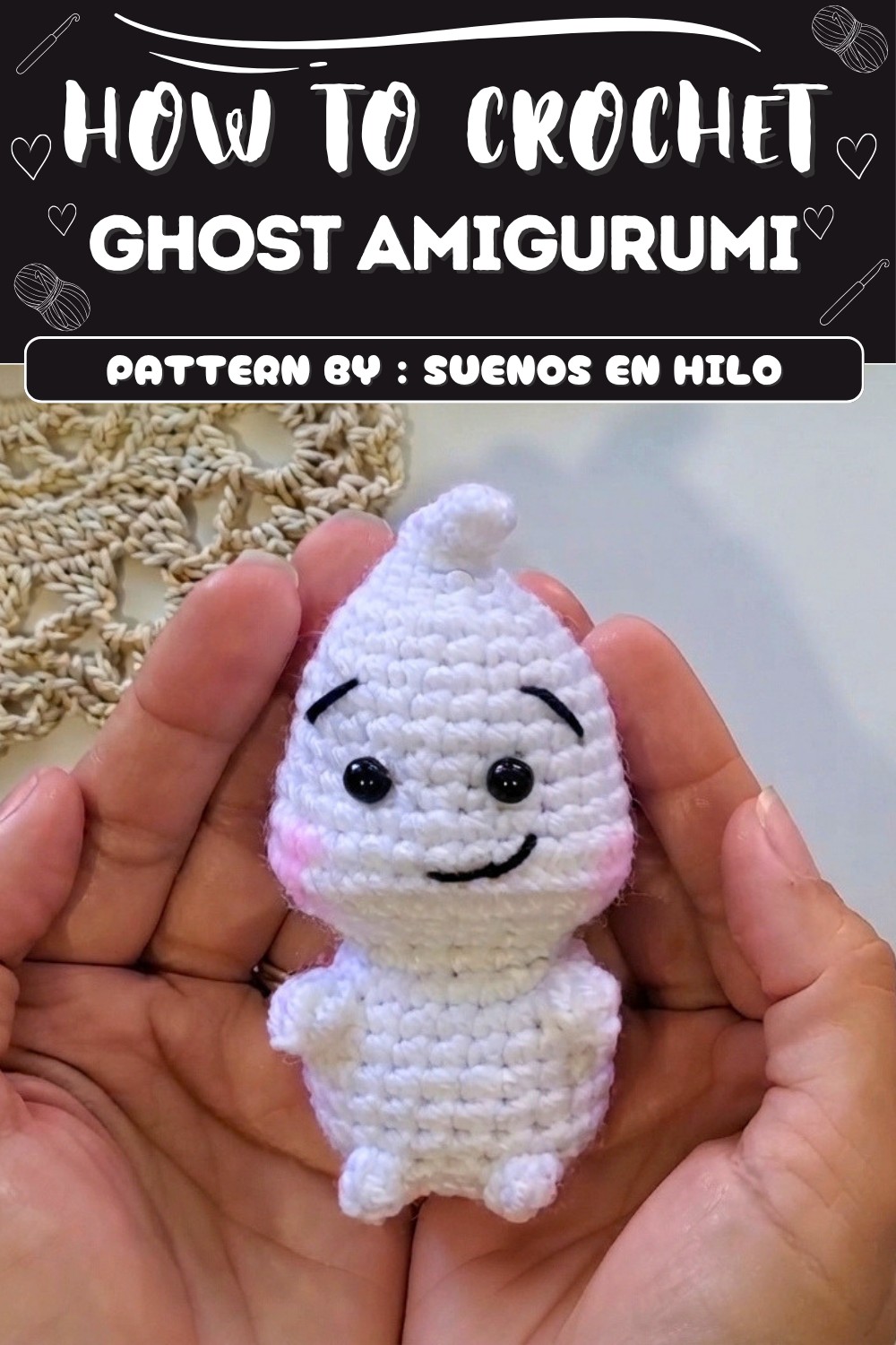 Free Crochet Ghost Amigurumi Pattern