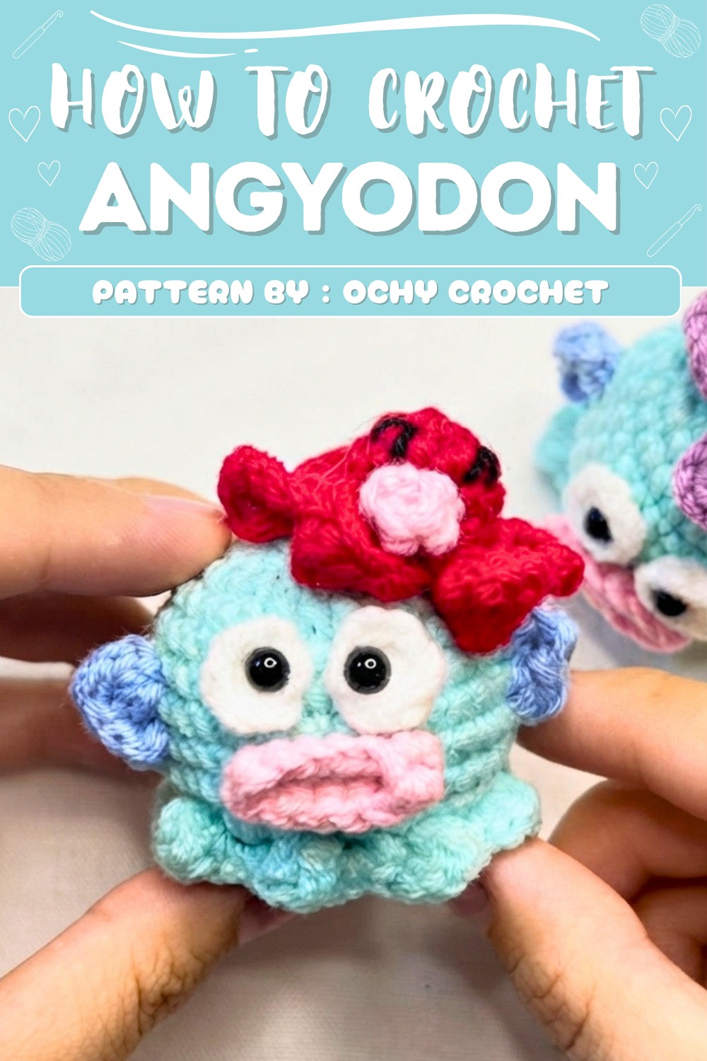 Free Crochet Hangyodon With Octopus Hat Pattern