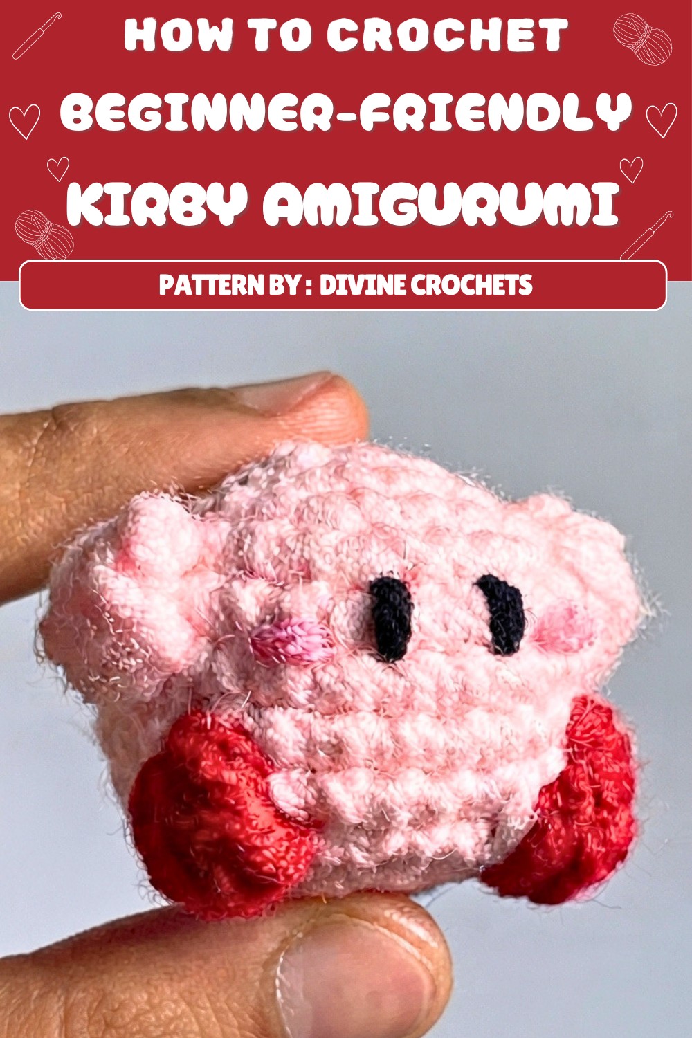 Free Crochet Kirby Amigurumi Pattern