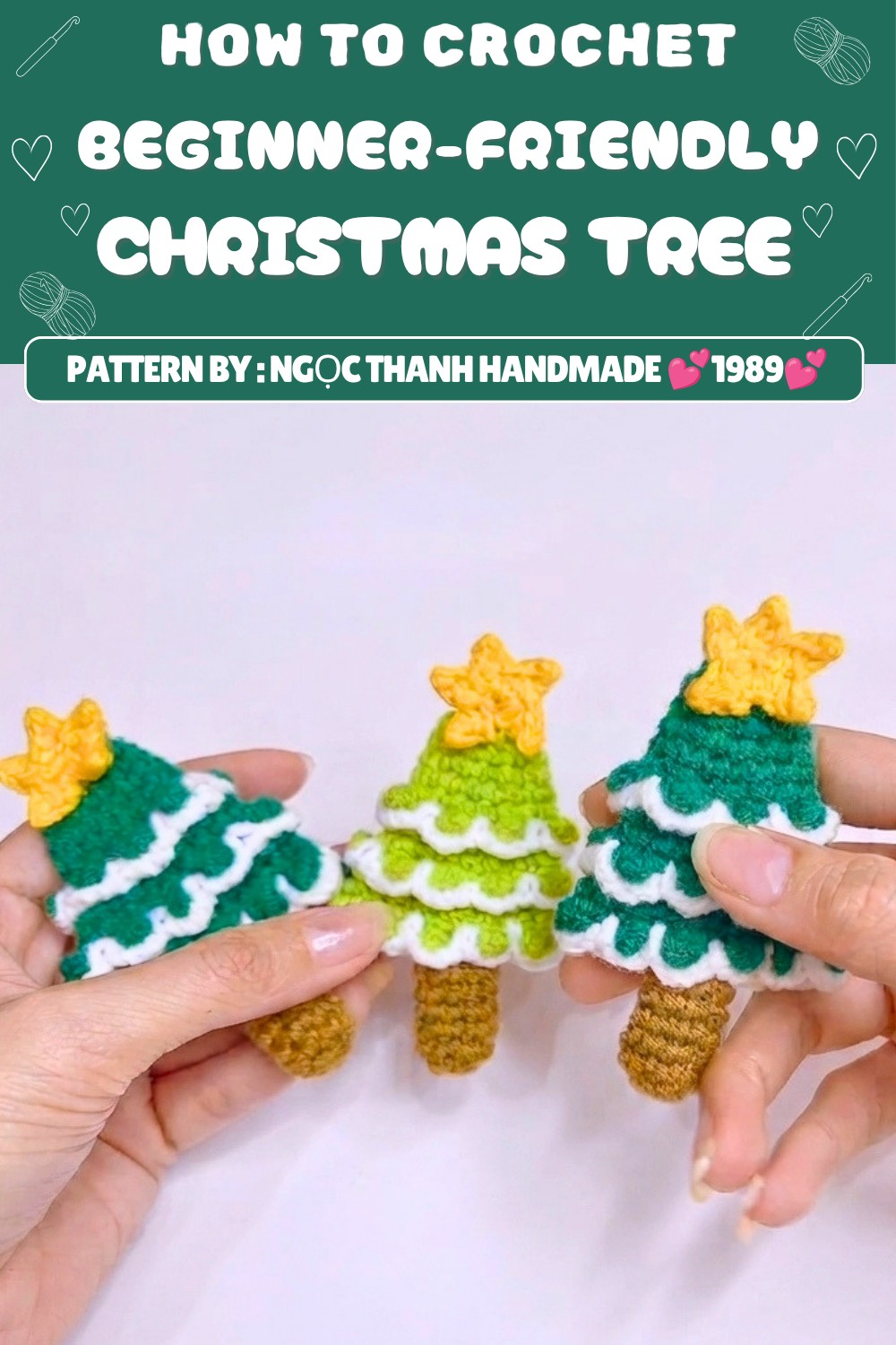 Free Crochet Mini Christmas Tree Pattern