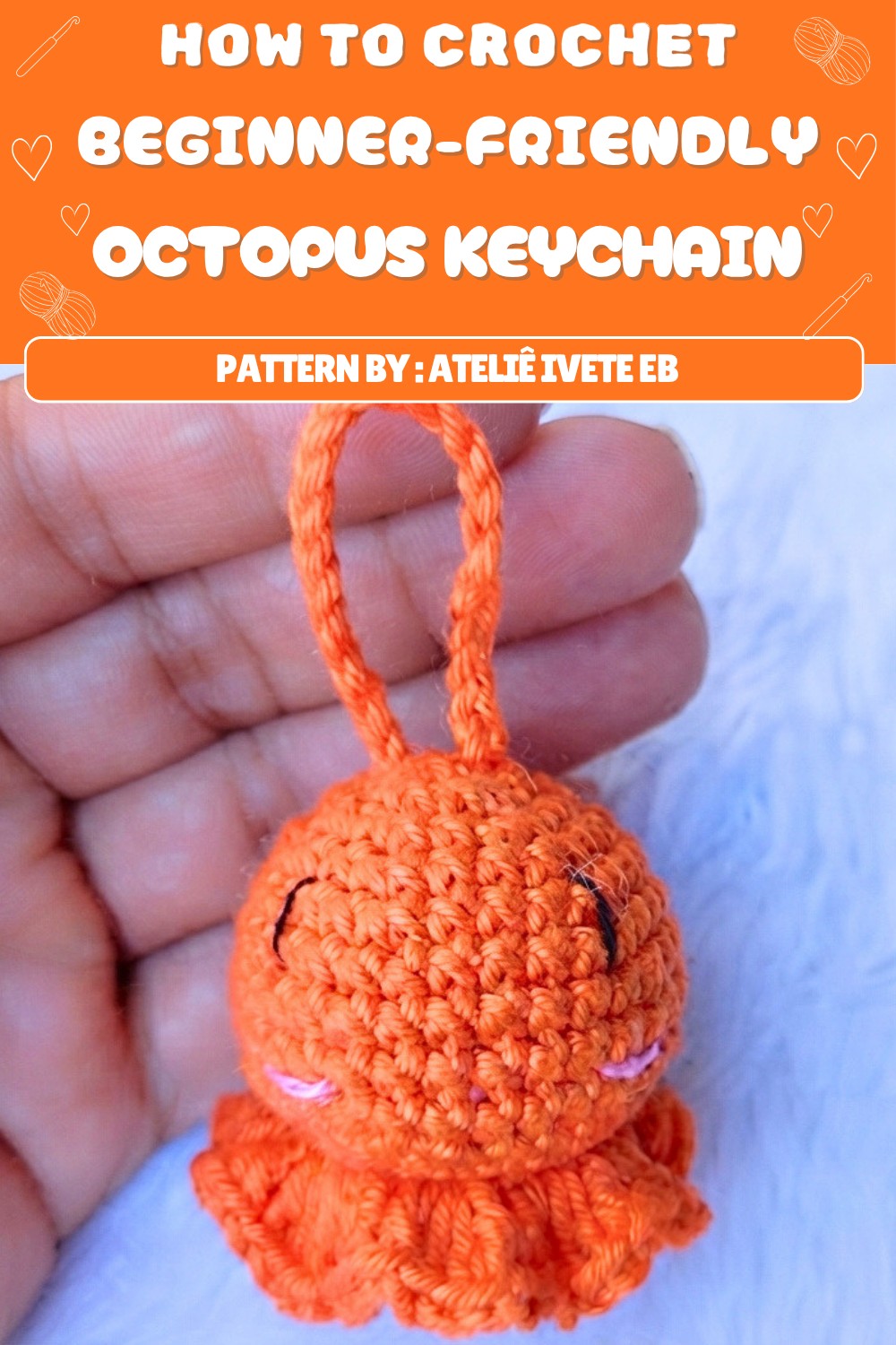 Free Crochet Octopus Keychain Pattern