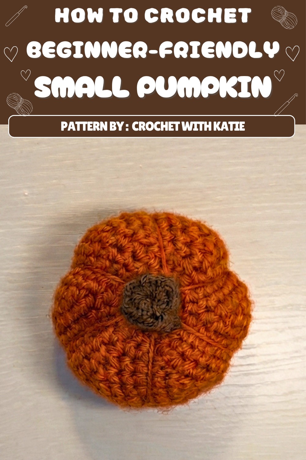 Free Crochet Small Pumpkin Pattern