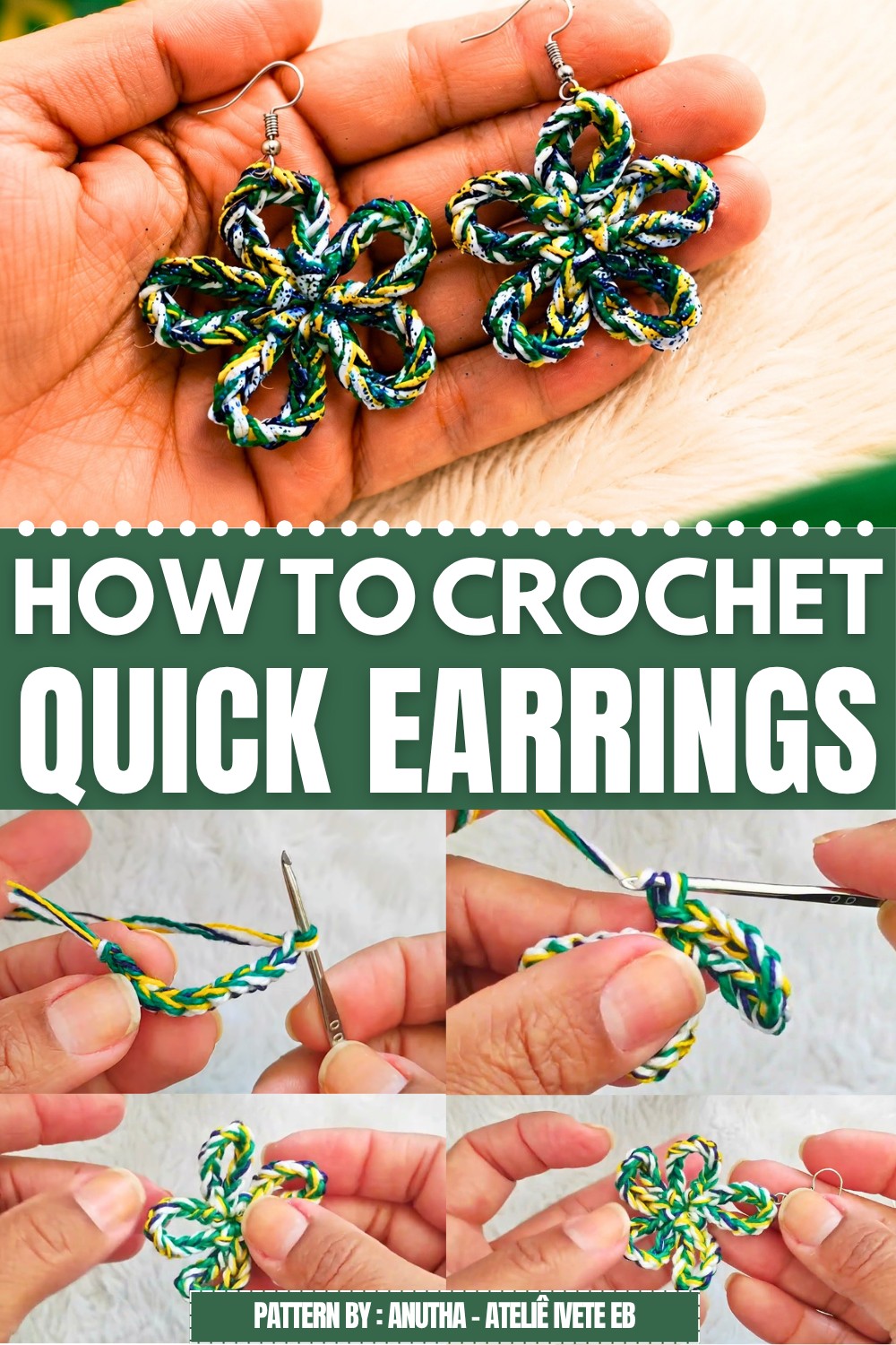 Quick Crochet Earrings Pattern