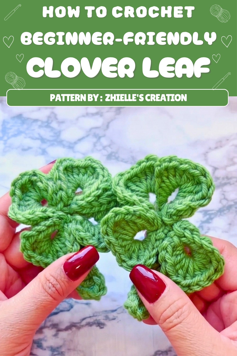 Super Crochet Clover Leaf Pattern (1)