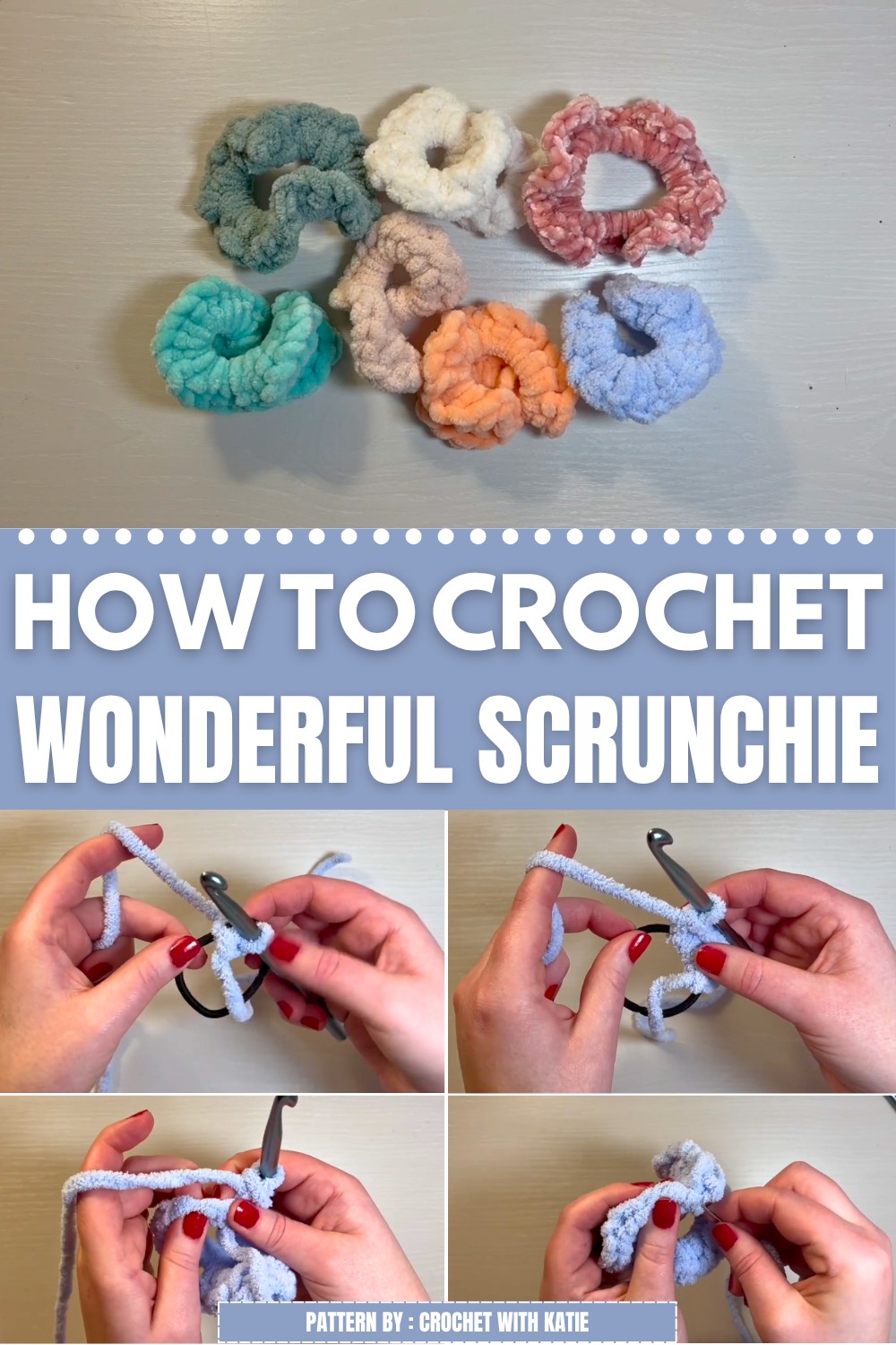 Wonderful Crochet Scrunchie Pattern