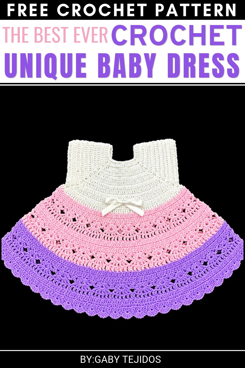 Easy Crochet Baby Dress Free Pattern For Beginners - Yours Patterns