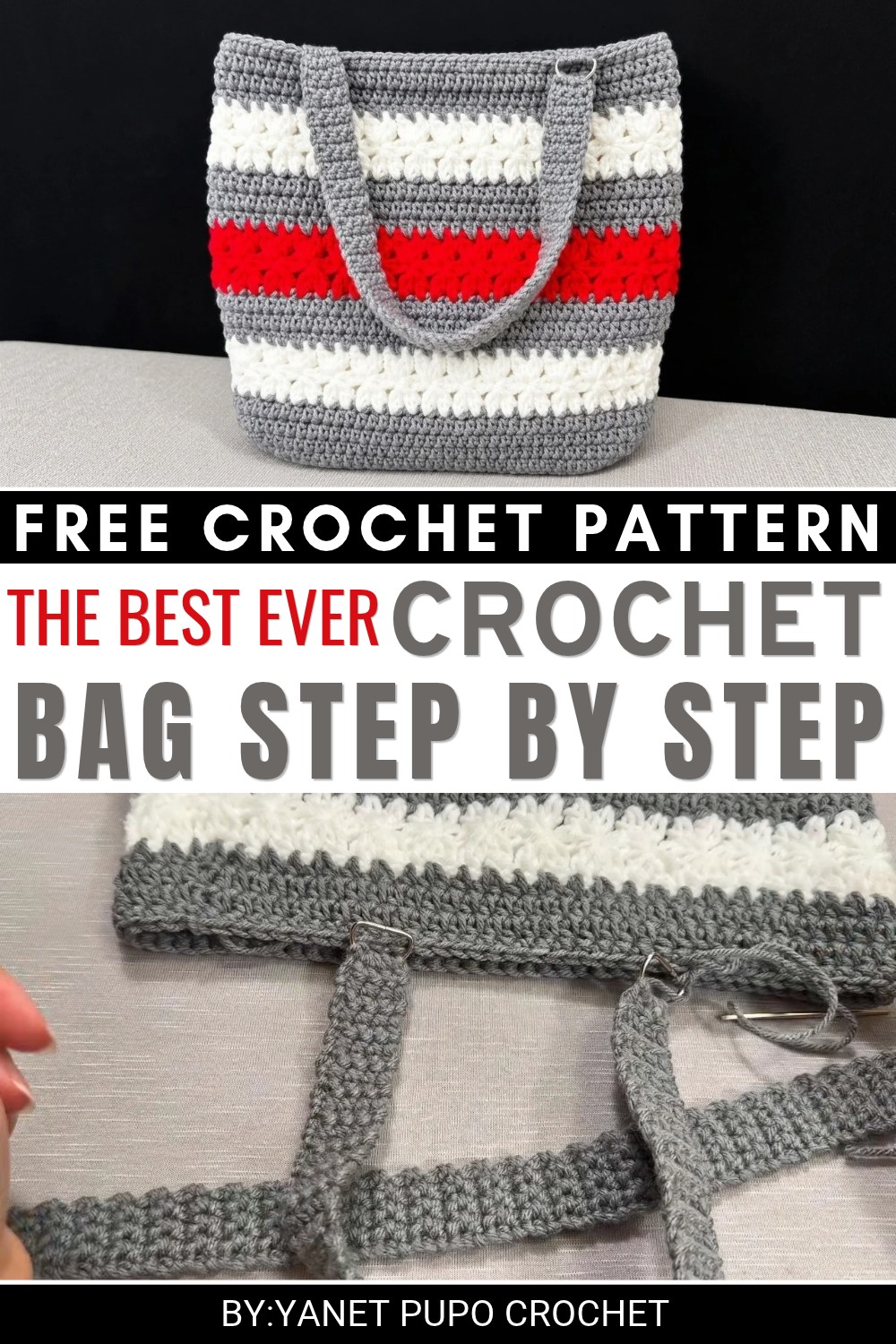 Crochet Bag Step By Step Pattern