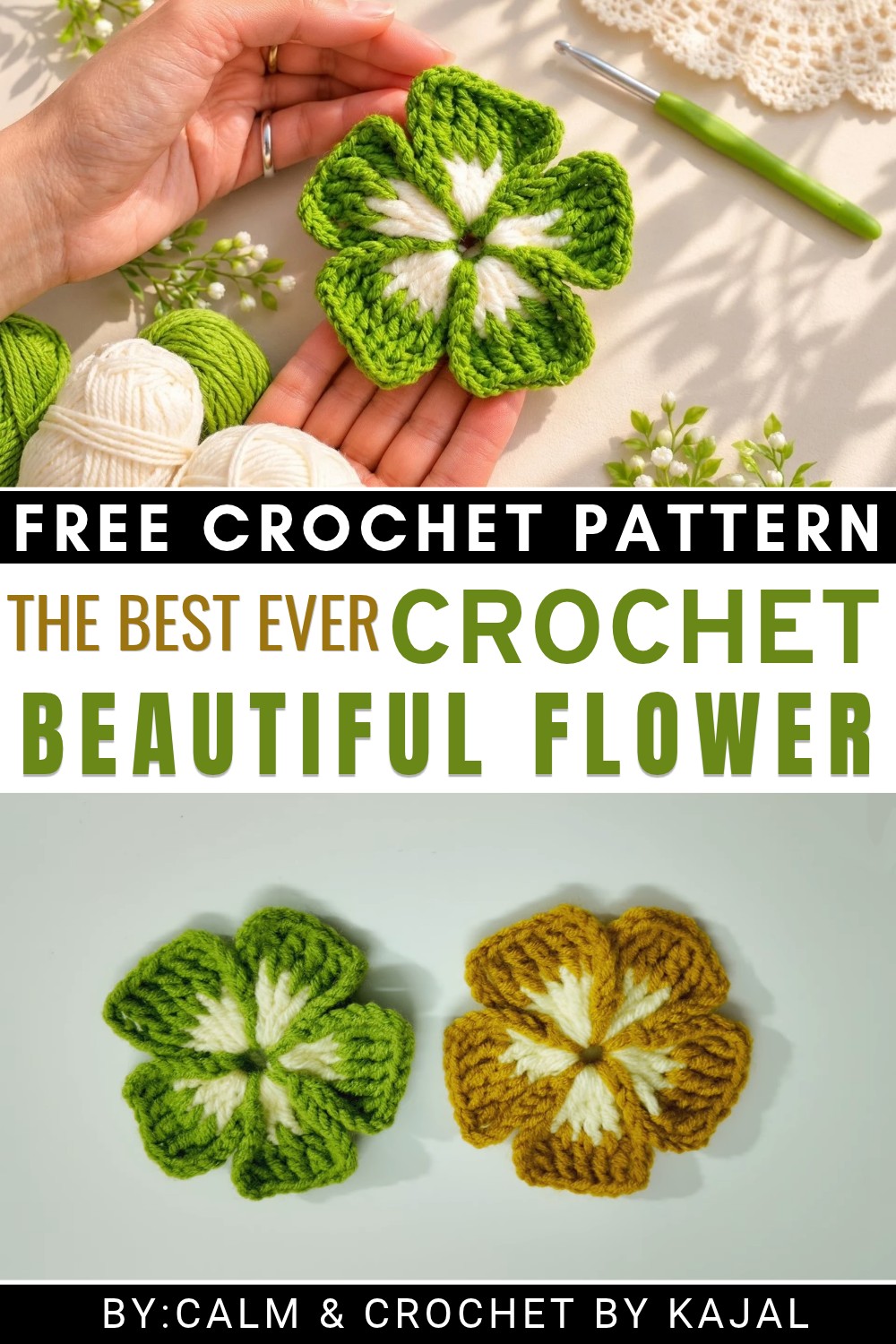Crochet Beautiful Flower Pattern