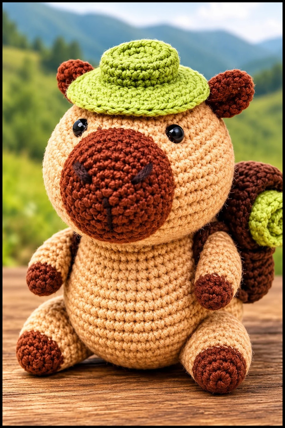 Free Crochet Traveler Capybara Amigurumi Pattern With Travel ...