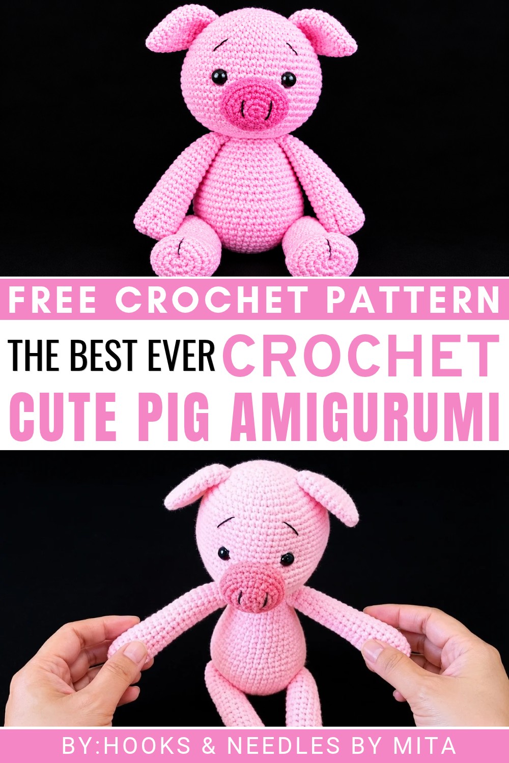 Crochet Cute Pig Amigurumi Pattern
