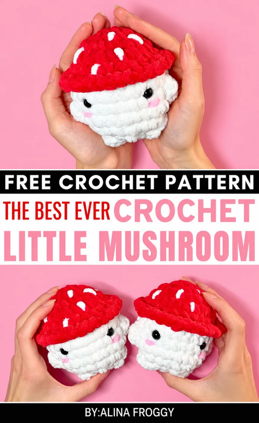 Crochet Little Mushroom Pattern