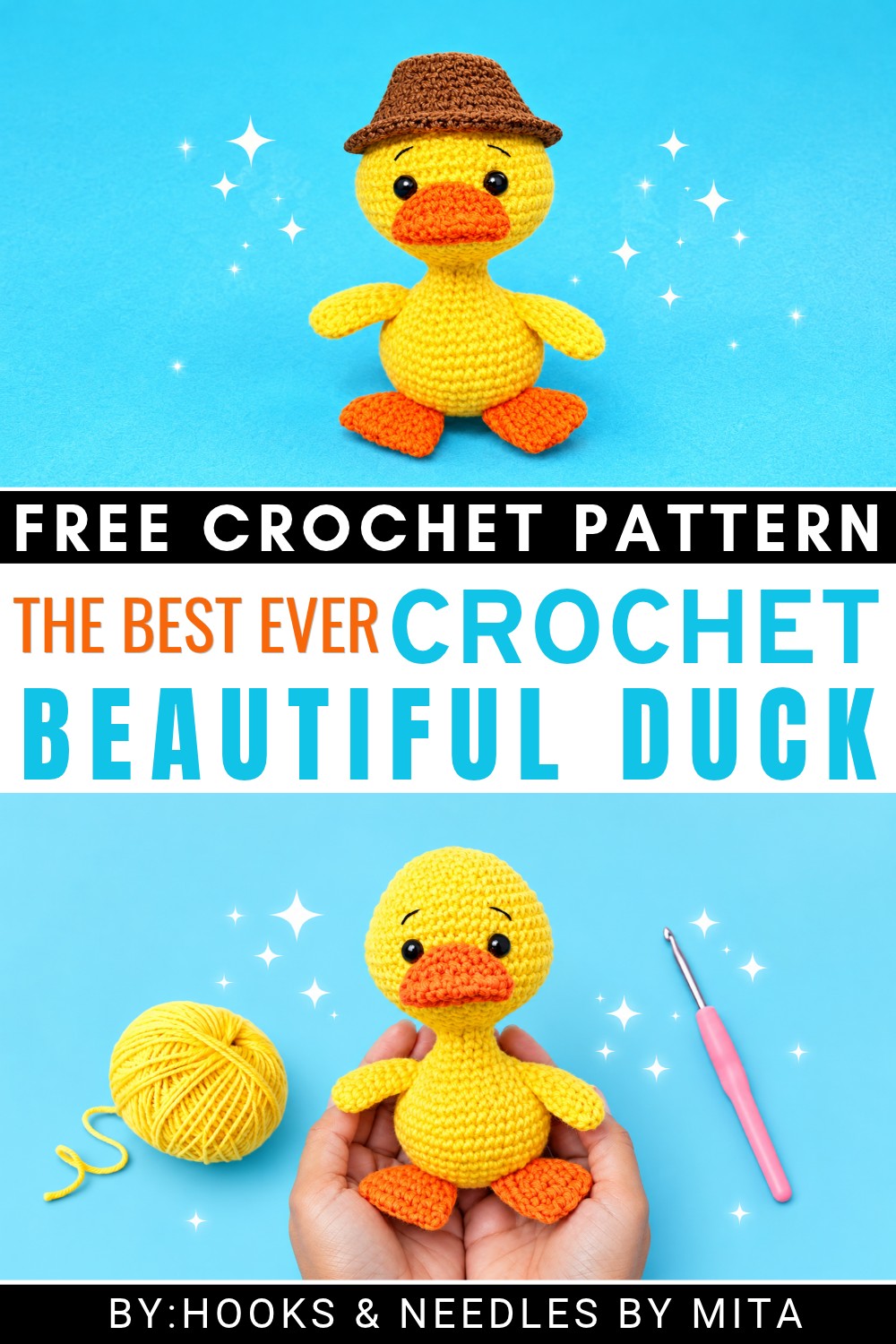 Cute Crochet Duck Pattern
