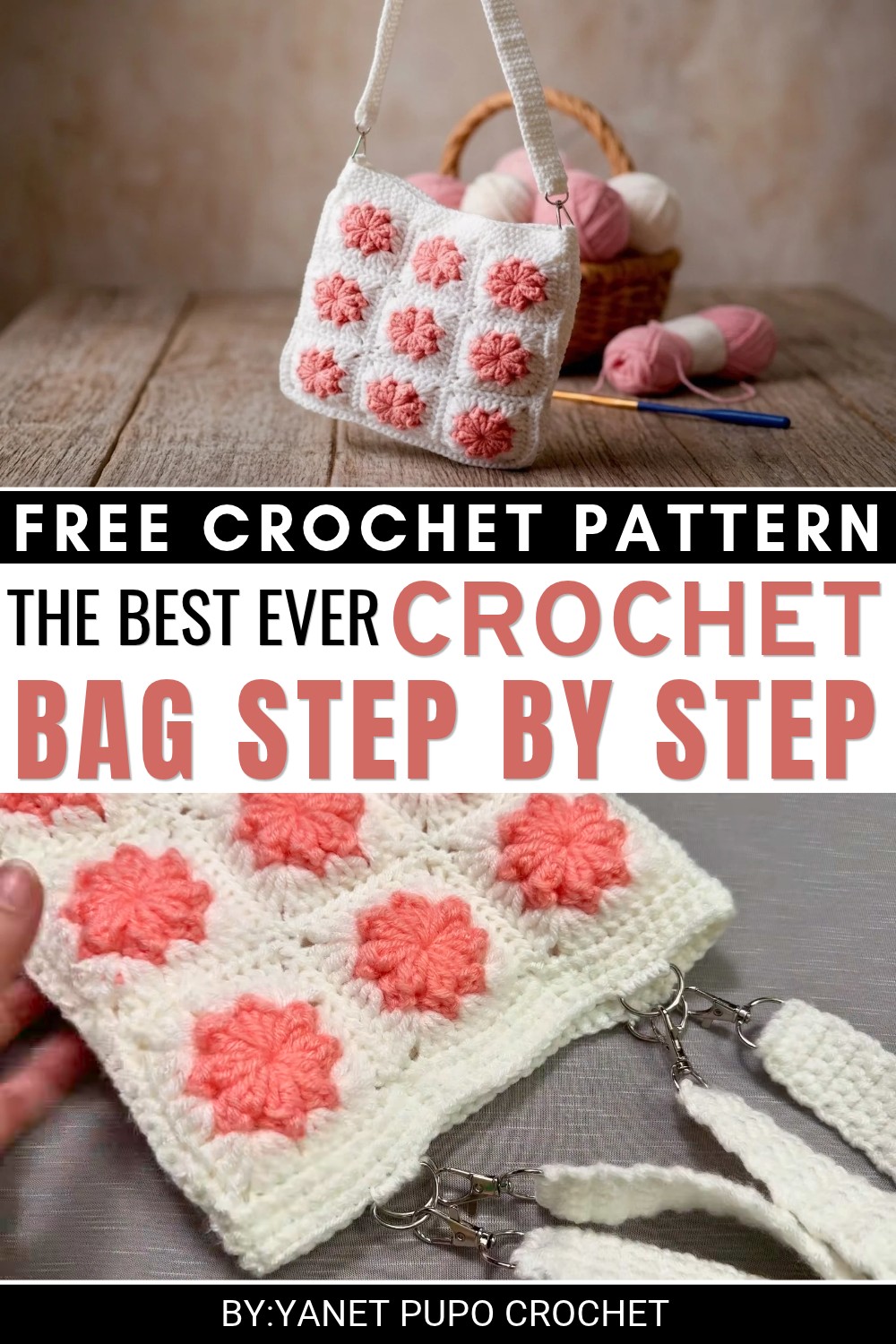 Easy Crochet Bag Step By Step Pattern