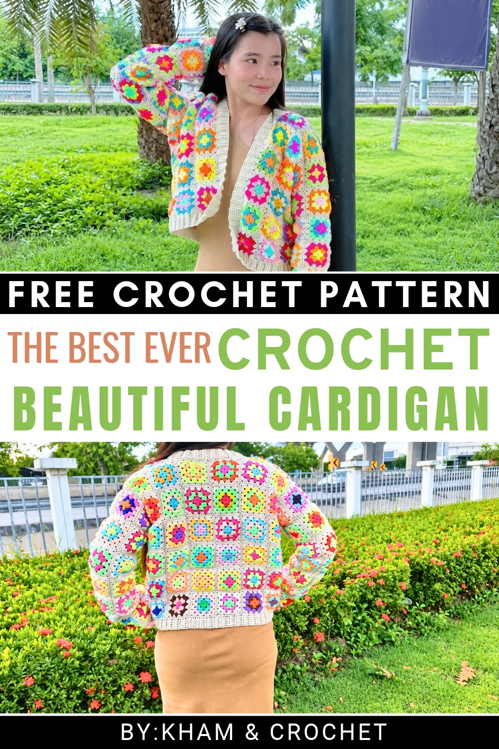 Easy Crochet Beautiful Cardigan Pattern