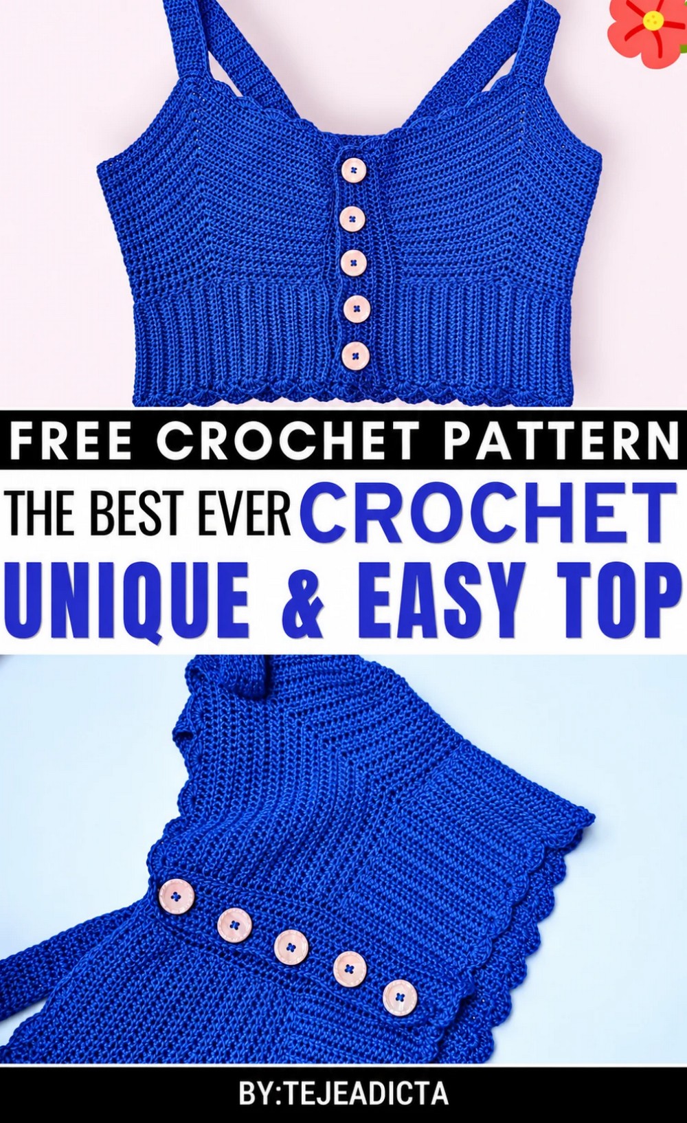 Unique & Easy Crochet Top Pattern